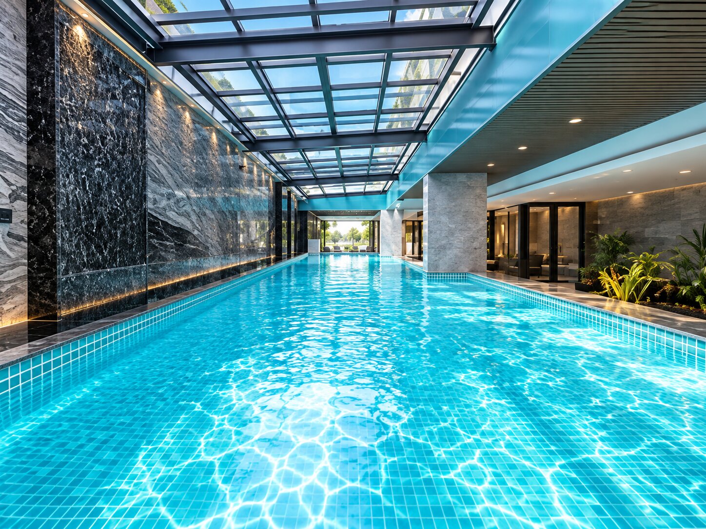 Hồ bơi trong nhà đẳng cấp