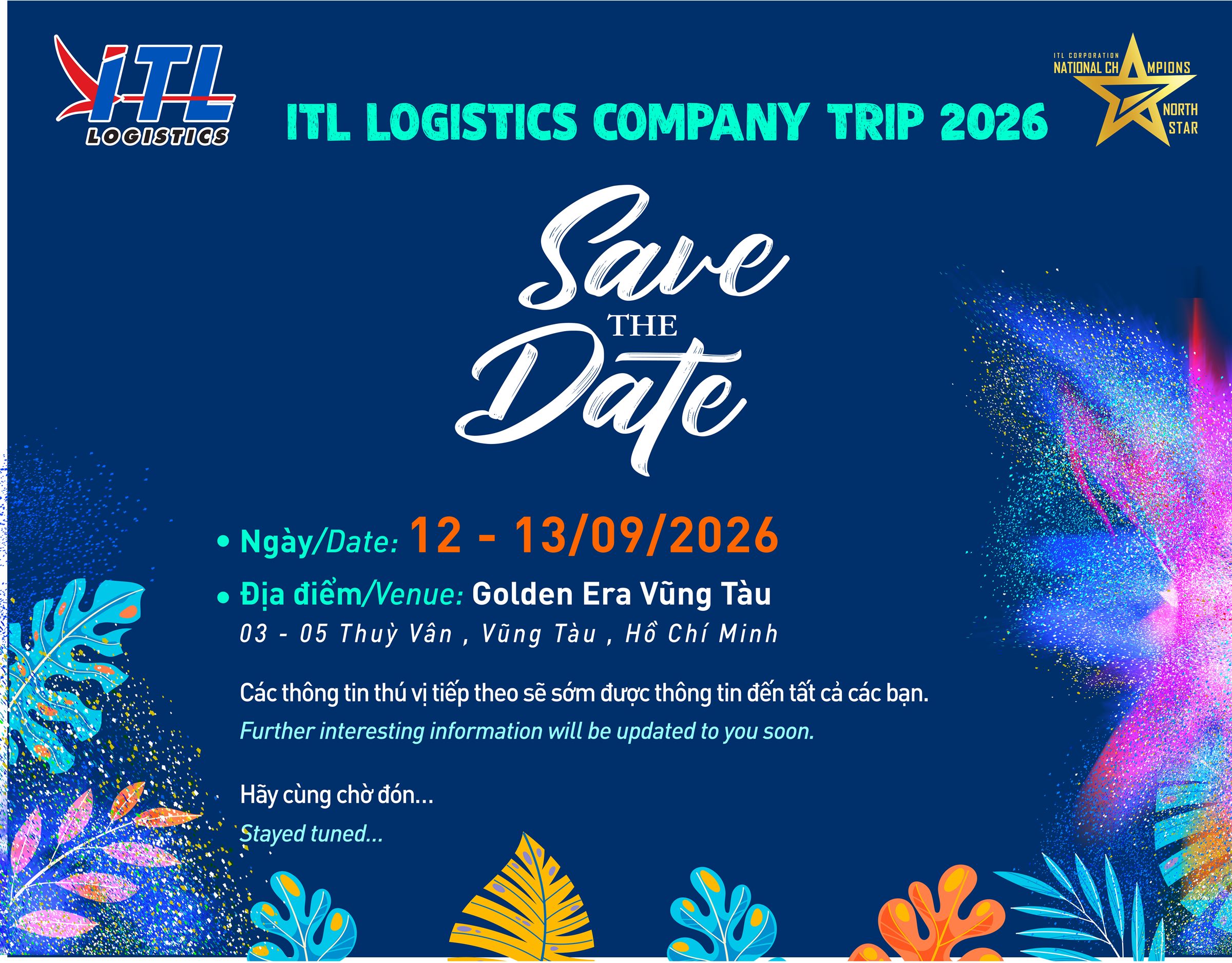 ITL Logistics Company Trip 2026 Save The Date